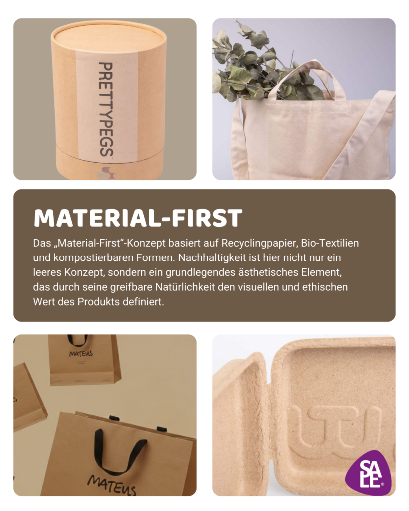 Nachhaltige Materialien und Veredelungstrends bei Verpackungsoberflächen 2026 für Öko-Verpackungen.