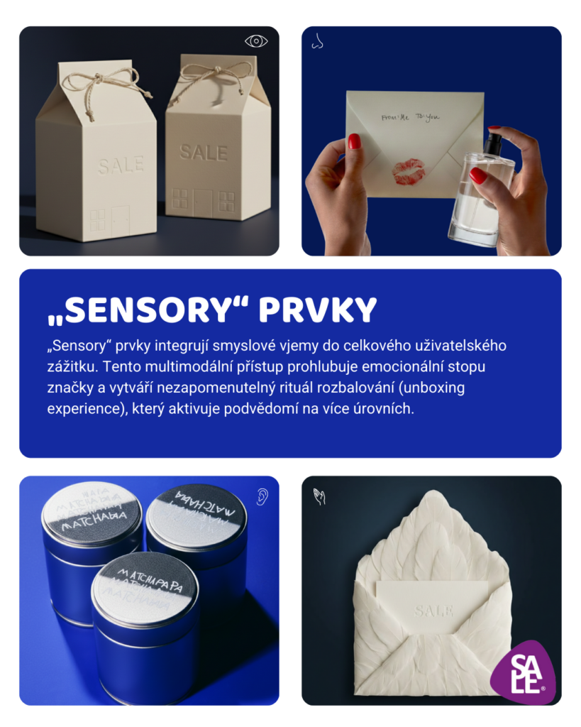 Senzorické prvky a moderní trendy v povrchových úpravách obalů 2026 v Ostravě.